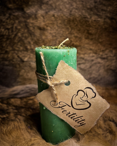 100% Beeswax Candle - Fertility