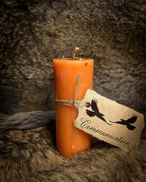 100% Beeswax Candle - Communication