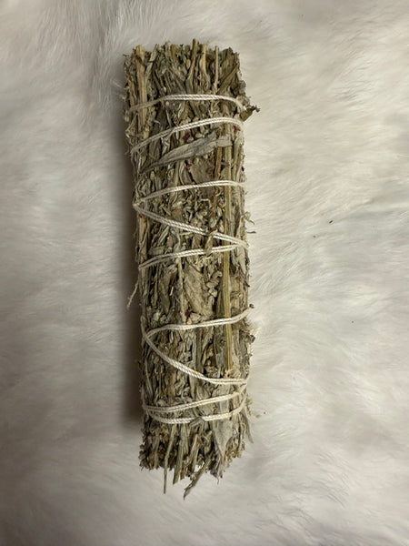 Small Mugwort Smoke Cleansing Stick - 3-4"