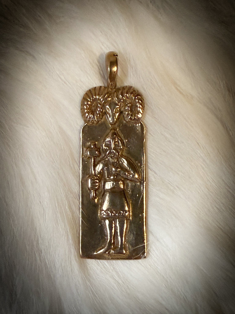 Bronze Thor Pendant
