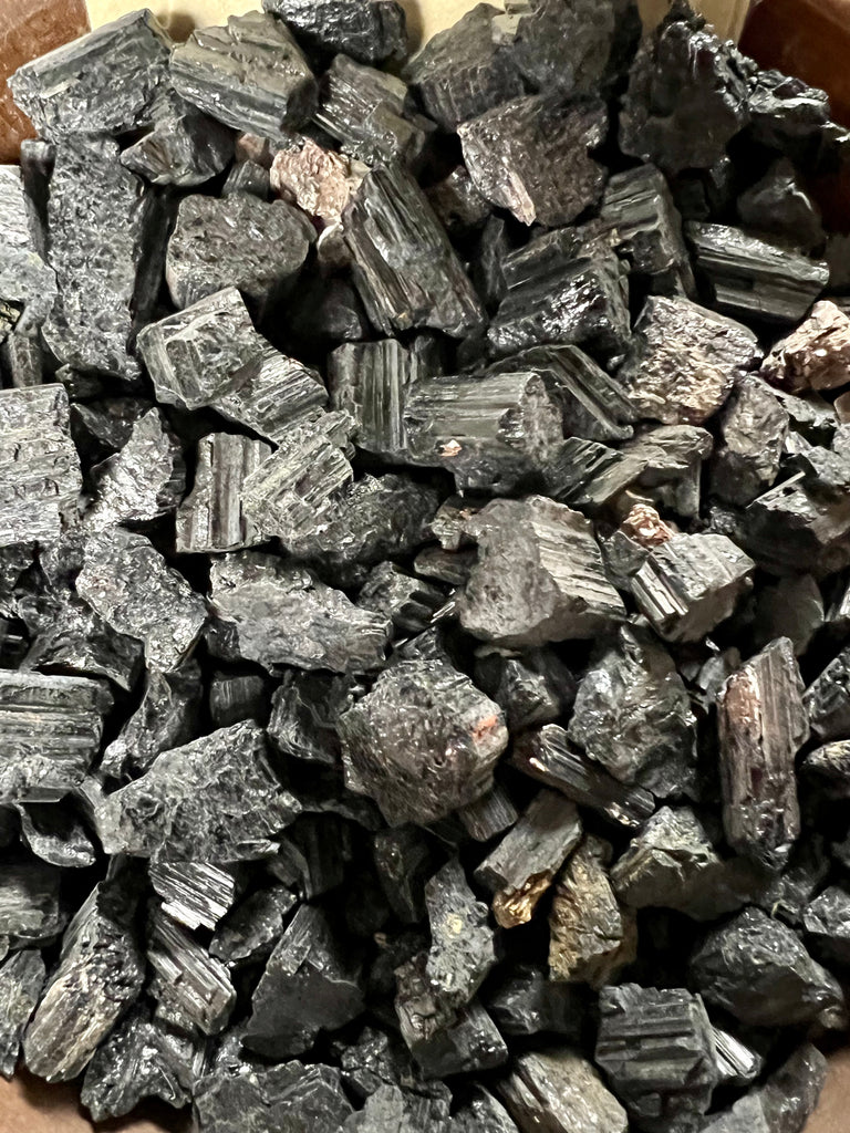 Black Tourmaline - Raw (Small pieces)