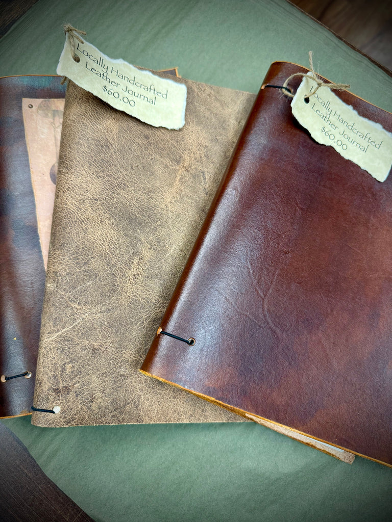 Locally Handmade Leather Journal - 9”