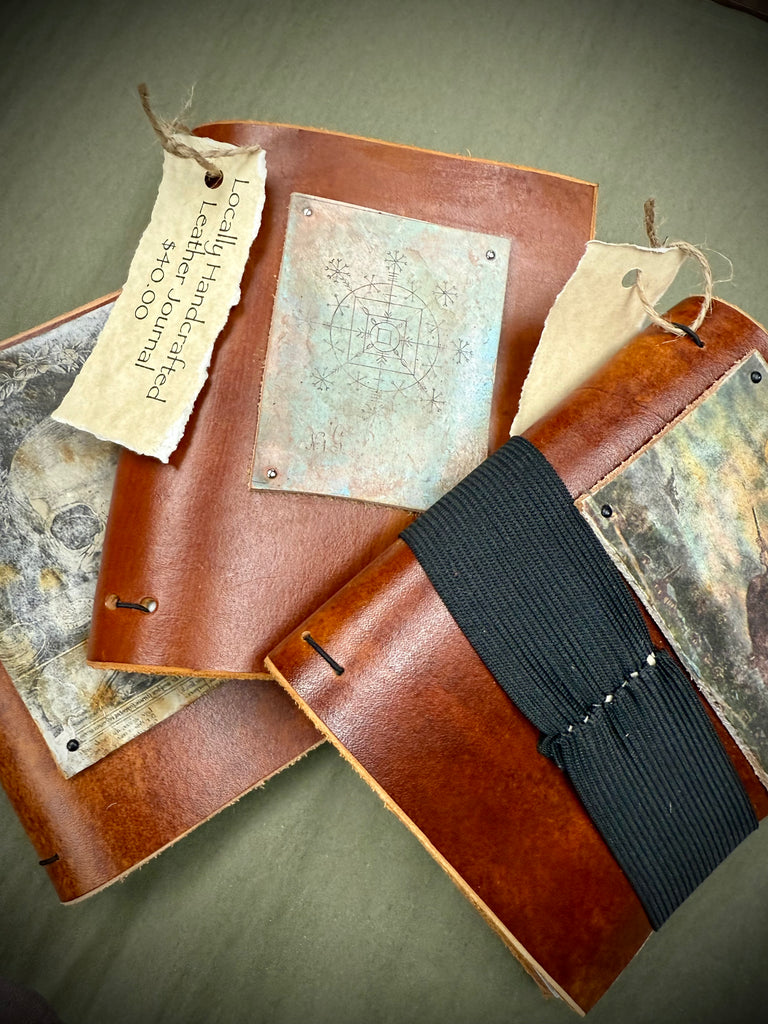 Locally Handmade Leather Journal - 6”