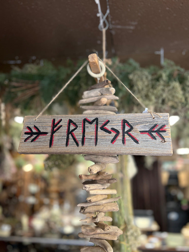 Custom Wood Sign - Freyr
