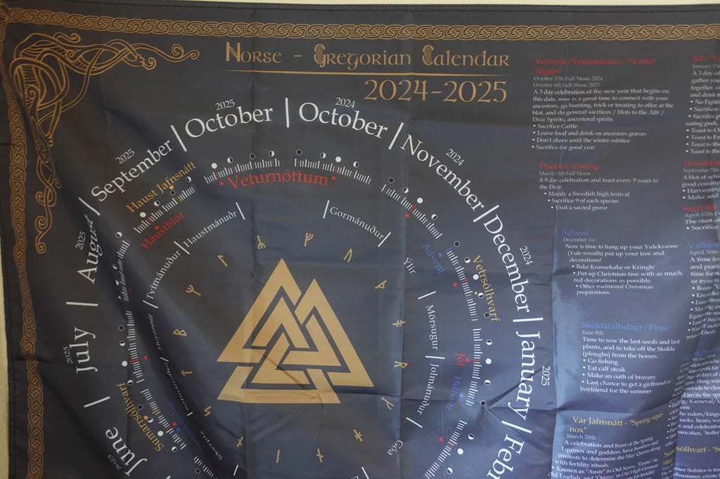 Norse Calendar and Holiday Guide 2025 - Banner (3 ft. x 4 ft.)