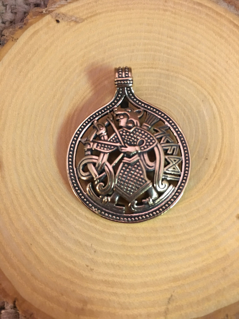 Bronze Skadi Pendant