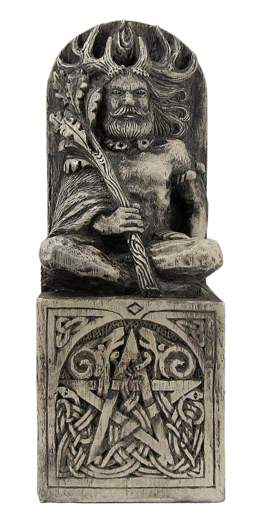 Seated God Statue - (Stone Finish)