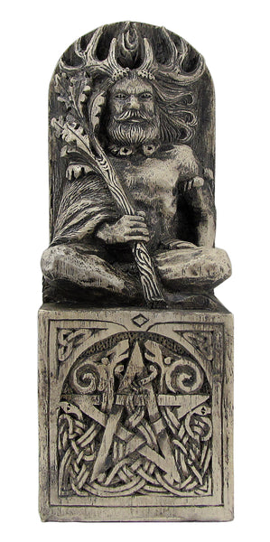 Seated God Statue - (Stone Finish)