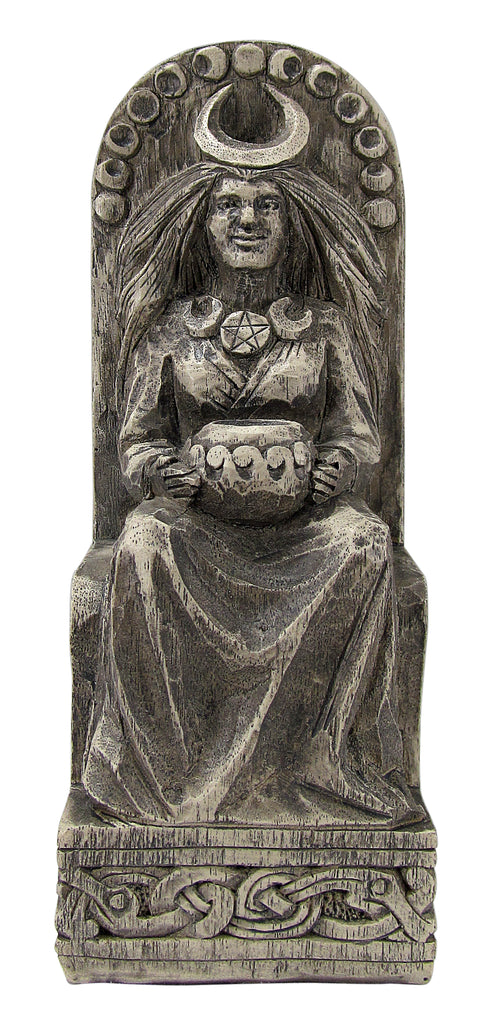 Seated Goddess Statue - (Stone Finish)