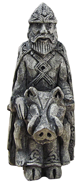 Freyr Figurine - Stone Finish