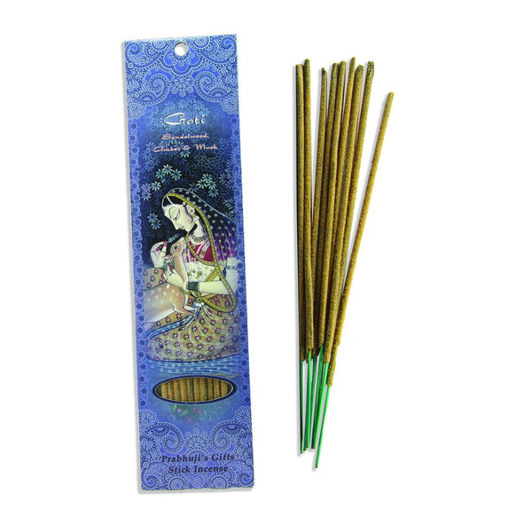 Incense Sticks- Sandalwood, Amber, and Musk