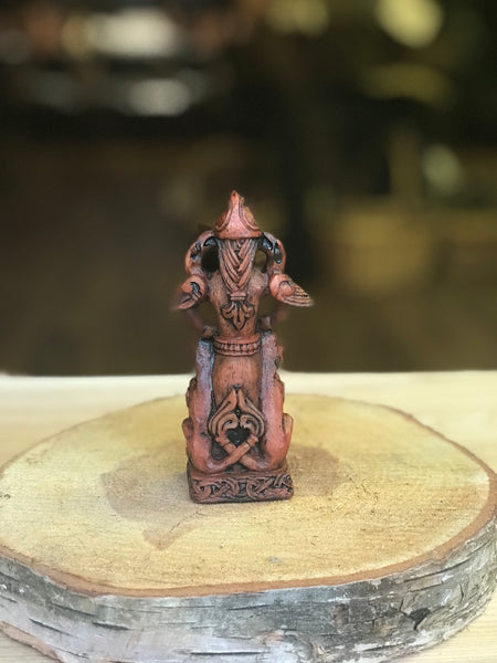 Odin Figurine - Wood Finish