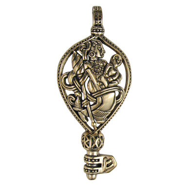 Bronze Frigga’s Key Pendant