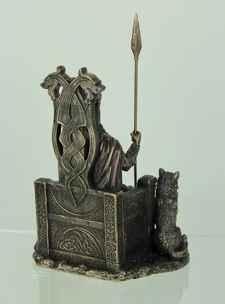Odin on Throne Statue