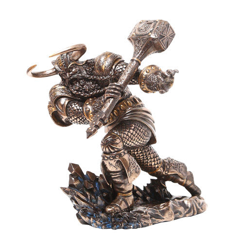 Thor Statue - Attacking with Hammer