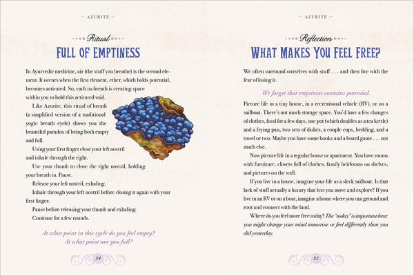 The Illustrated Crystallary: Guidance and Rituals from 36 Magical Gems and Minerals