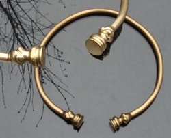 Brass Celtic Torc