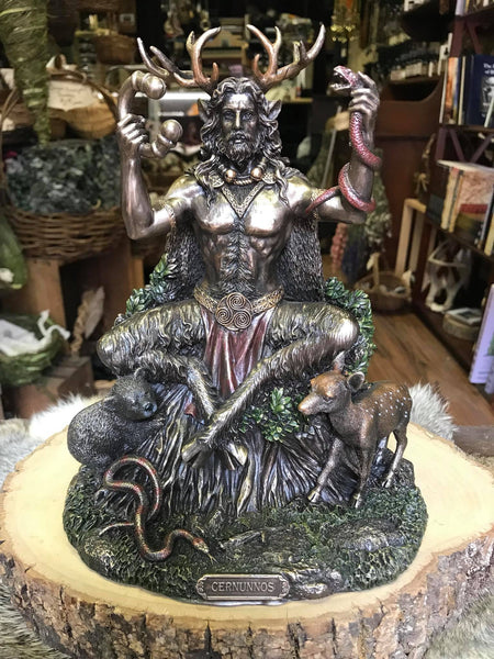 Cernunnos with Animals Statue