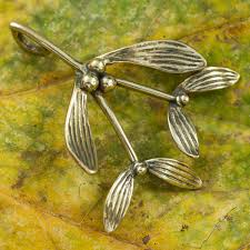 Bronze Druid Mistletoe Pendant
