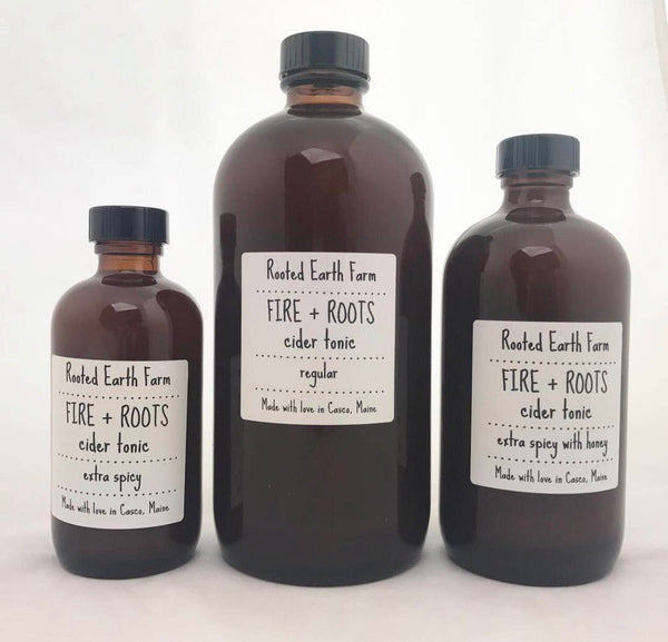 Fire and Roots Cider Tonic - Regular Spicy (16 oz. Jar)