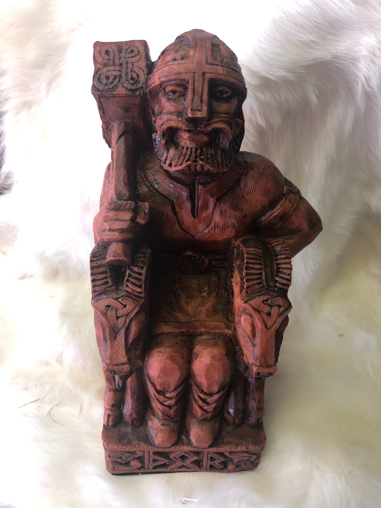 Seated Thor Statue