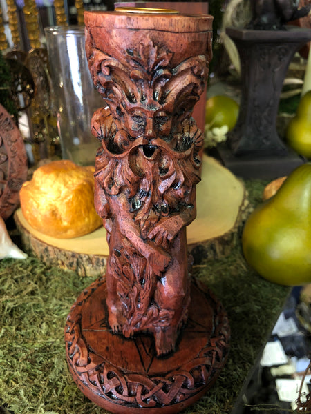Nature God Candle Holder