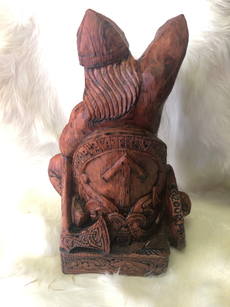 Seated Tyr Statue
