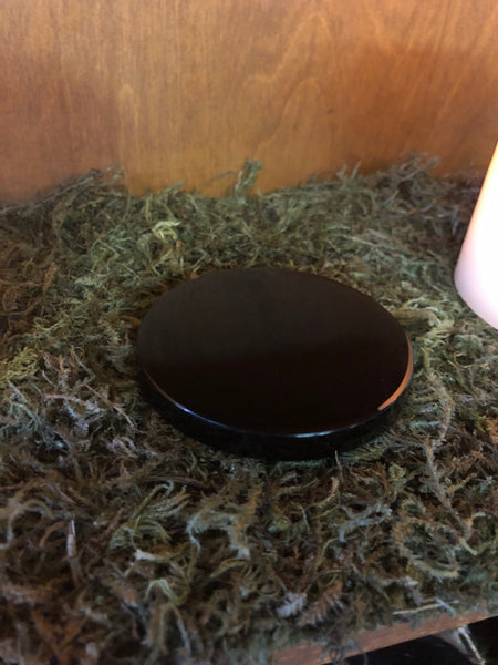 3” Black Obsidian Scrying Mirror