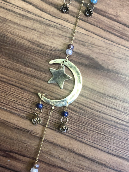3 Part Stars and Moon Wind Chime