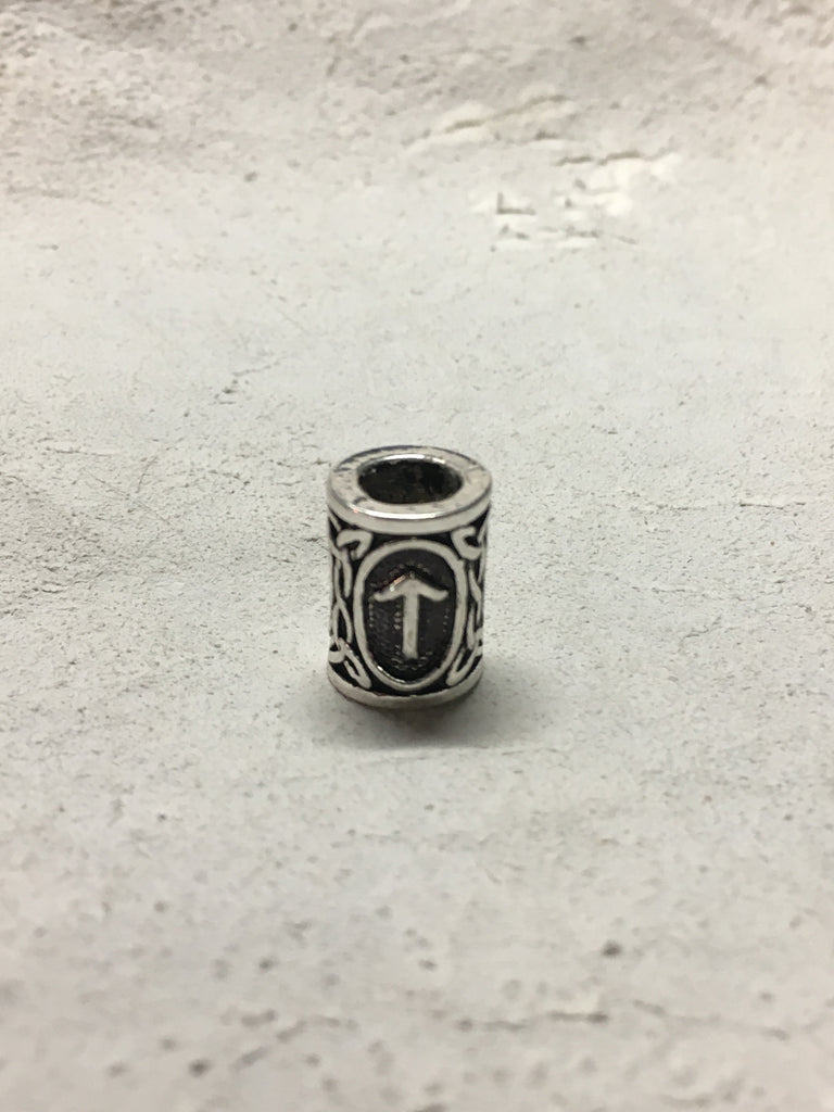 Rune Beard Bead - Tiwaz
