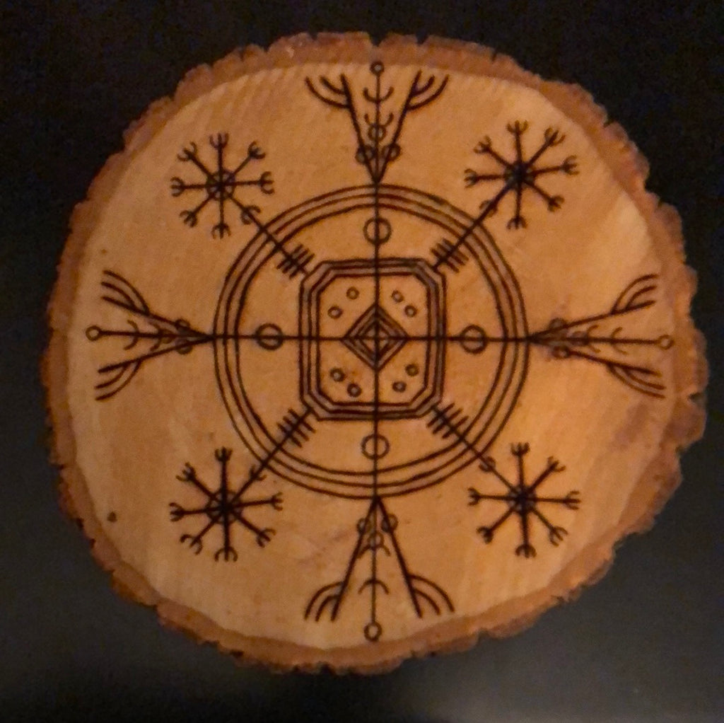 Large Norse Altar Disc - Hulinhjalmur