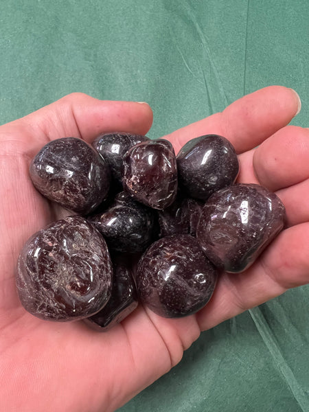 Large Tumbled Garnet Stone - Limited Quantity