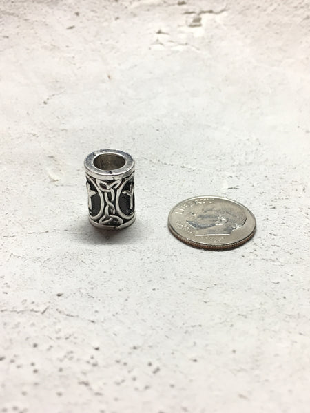 Rune Beard Bead - Algiz/Elhaz