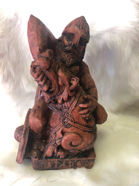 Seated Tyr Statue