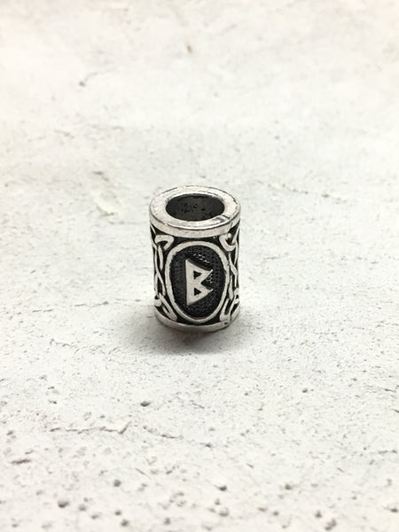 Rune Beard Bead - Berkana