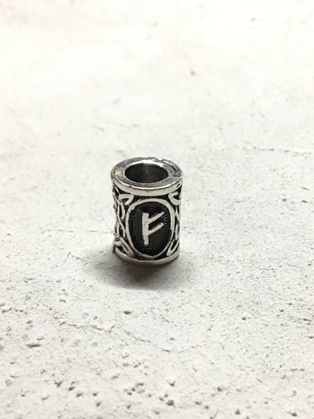 Rune Beard Bead - Fehu
