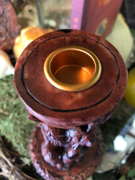 Nature God Candle Holder