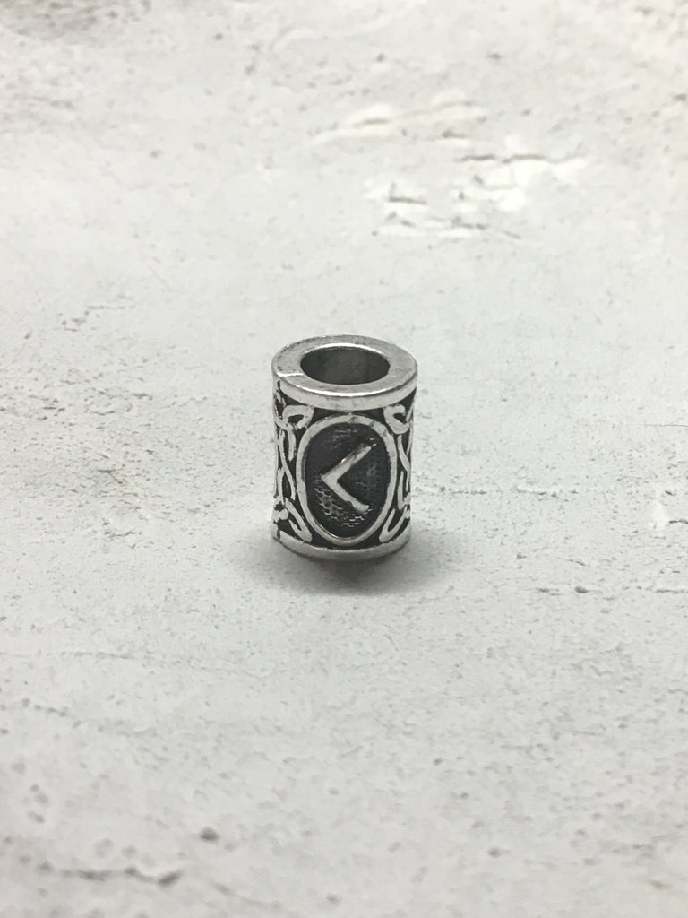 Rune Beard Bead - Kenaz