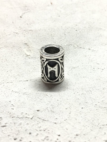 Rune Beard Bead - Mannaz