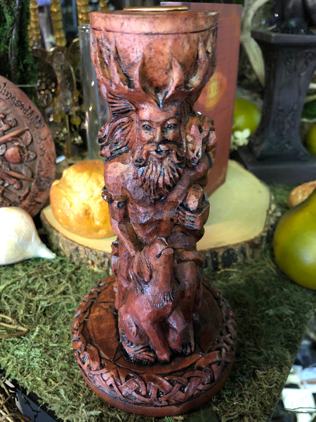 Nature God Candle Holder