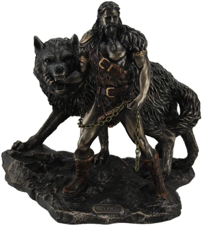 Tyr and Fenrir Statue