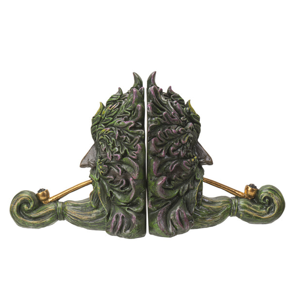 Greenman Bookends