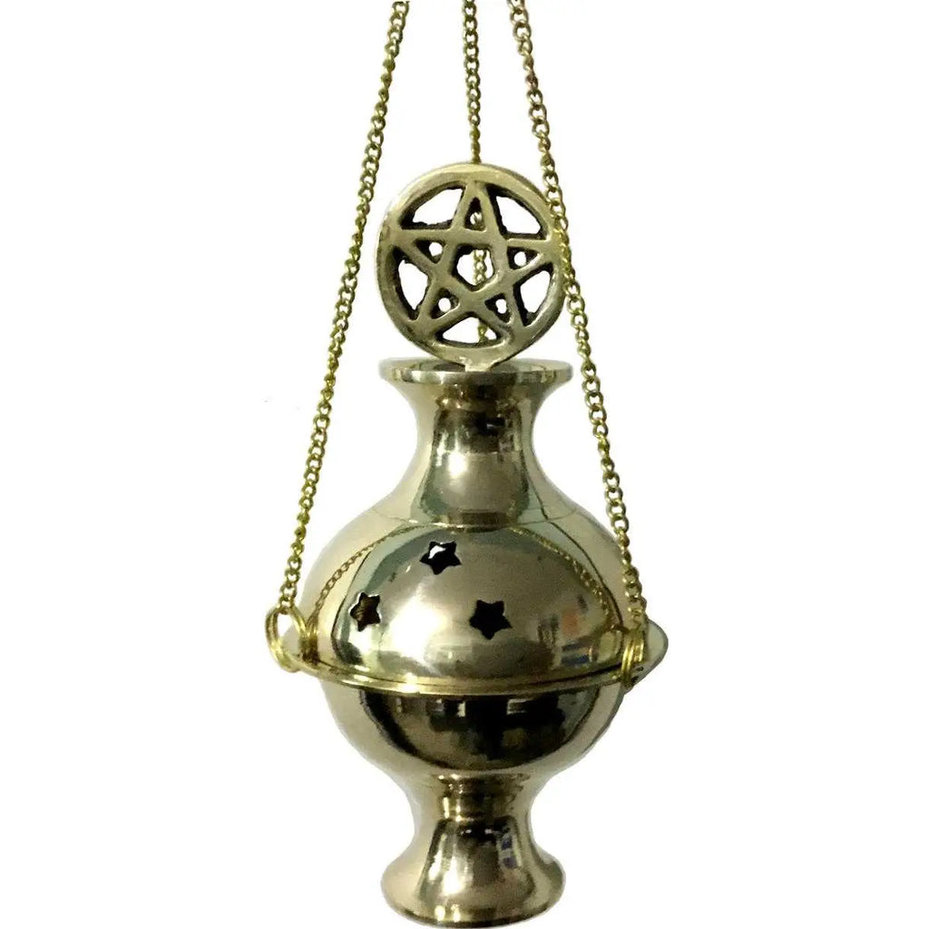 Brass Hanging Incense Burner