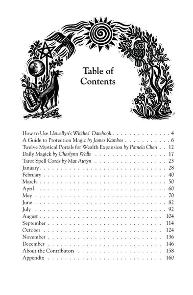 Llewellyn's 2026 Witches' Datebook