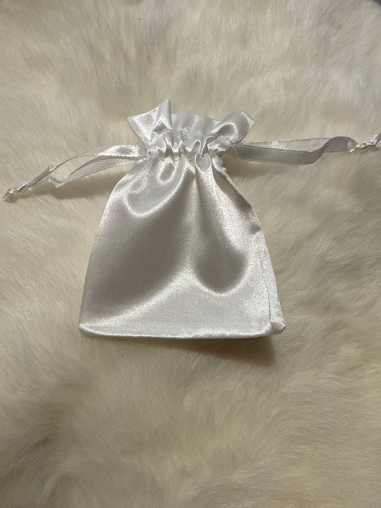 Satin Bag - White