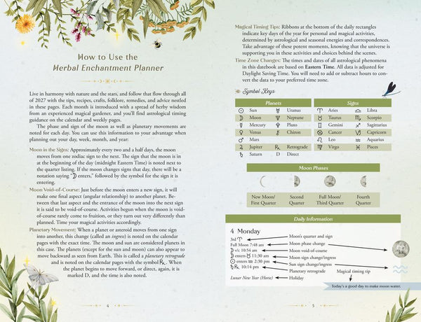 Llewellyn's 2027 Herbal Enchantment Planner