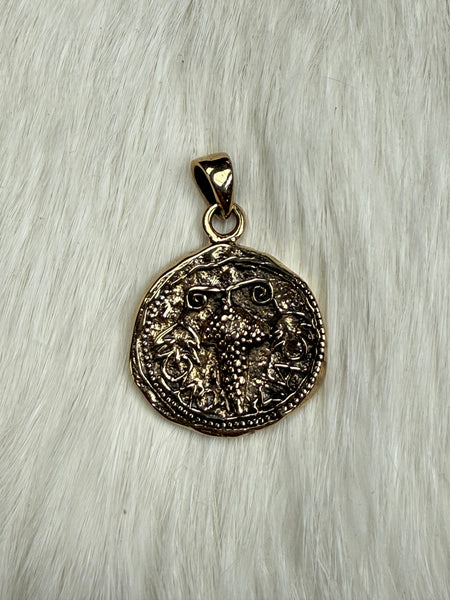 Dionysus Pendant - Bronze