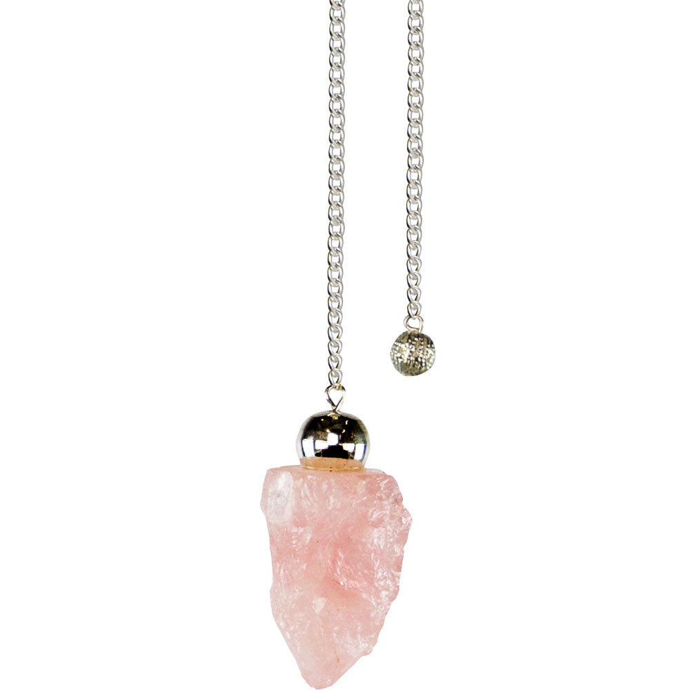 Rough Rose Quartz  Pendulum