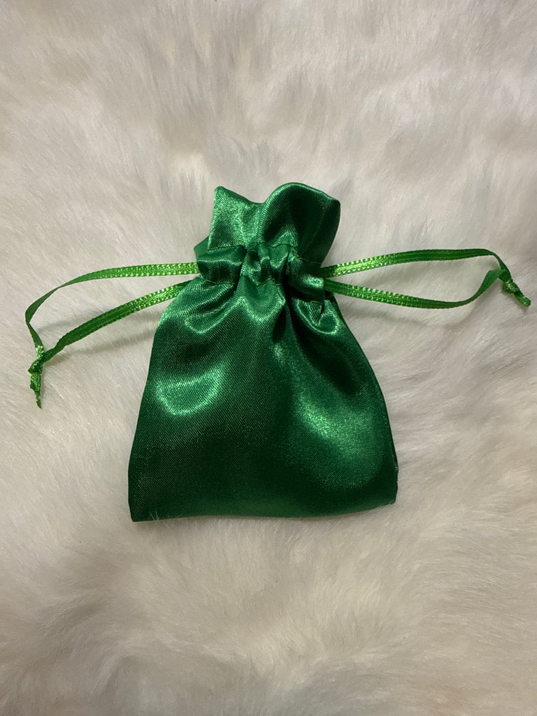 Satin Bag - Green
