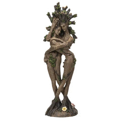 Tree Spirit Couple Candle Holder
